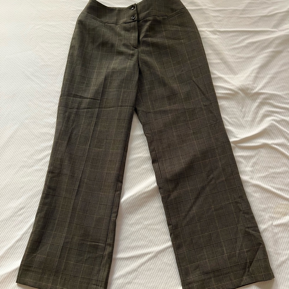 Jones NY Plaid Trousers Size 2P